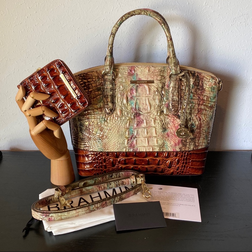 NEW! Brahmin Duxbury Amethyst & Mini Suri Set! - Picture 9 of 16